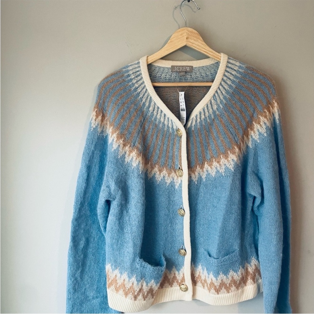 J. Crew Fair Isle Sweater Softest Yarn NWT